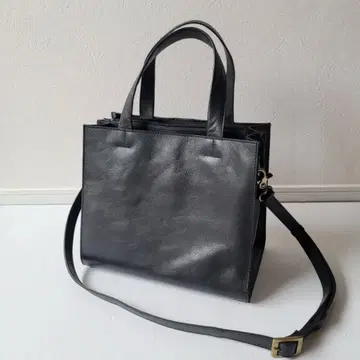 하레 스퀘어 숄더백 2way 천연 가죽