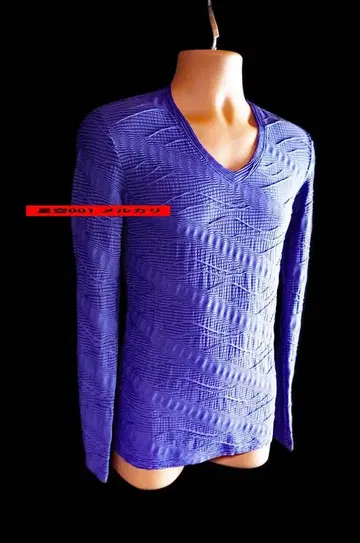 새상품 TORNADOMART 파랑 이탈리아 긴팔 티셔츠 L 토네이도 마트