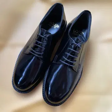 블랙 레이스업 드레스 슈즈 24.5cm 남성용