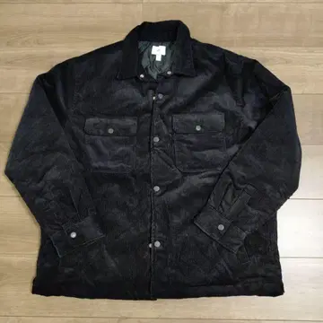 H&M 블랙 코듀로이 자켓