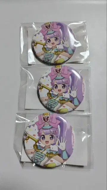 마루쿠지 프리파라 논 캔 배지 3개 세트