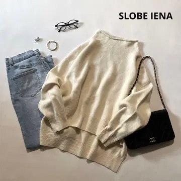 b1666 슬로브 이에나 보틀넥 울 블렌드 니트 풀오버