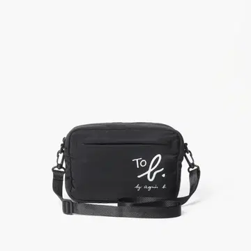 agnes b. 에네스베 웨스트 파우치 블랙 방수 기능