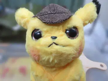 탐정 피카츄 봉제 인형 BIG pokemon PIKACHU 30cm