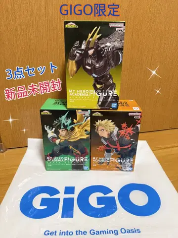 나의 히어로 아카데미아 피규어 3개 세트 GIGO 한정판