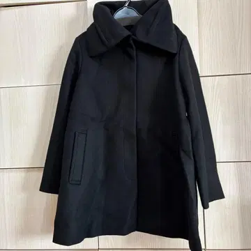 익명 배송비 포함 새상품 꼼사데모드 울 코트 블랙 여성용 9호