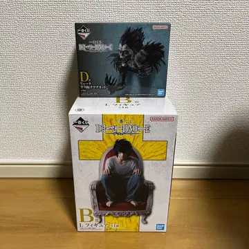 DEATH NOTE B상 L 피규어 + D상 류크 + 덤 포함