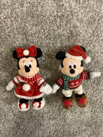 미키 미니 크리스마스 키링