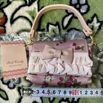 미사용 핑크 캔디 미니 백