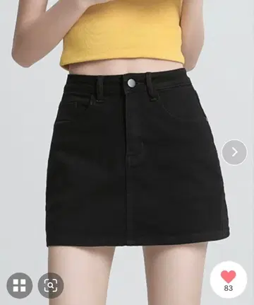 데님 미니 스커트 REMUR