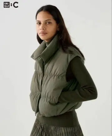 UNIQLO:C 유니클로 크롭 베스트 다운 베스트