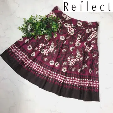 리플렉트의 워셔블 와인색 스커트 11호 L