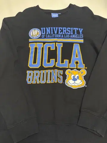 UCLA 블랙 맨투맨 M