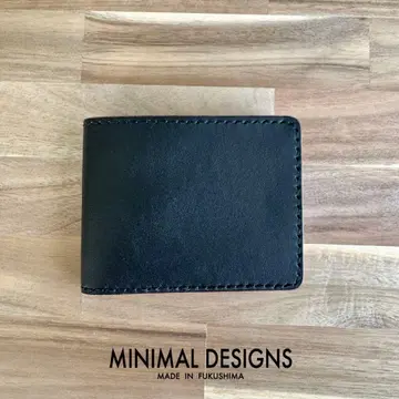 차심 도치기 가죽 접이식 지갑 핸드메이드