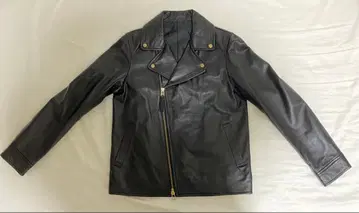 favori 가죽 자켓 라이더 자켓 블랙