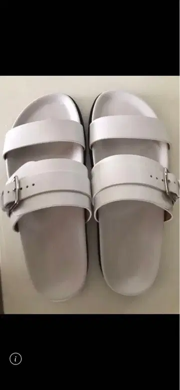 화이트 샌들 오리지널 박스 포함