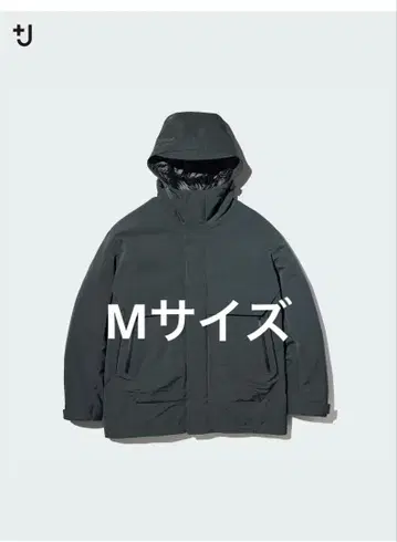 유니클로 +J 하이브리드 다운 오버사이즈 파카