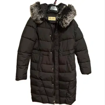 퍼 다운 자켓 패딩 블랙