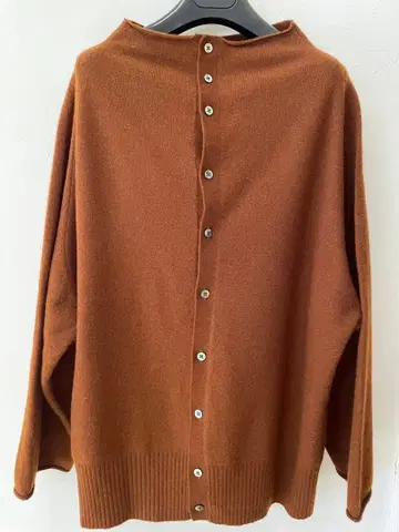 prit 모크넥 전후 2WAY 울 니트 가디건 프릿