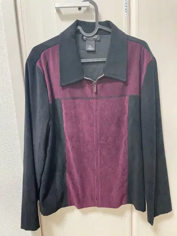 BRIGGS 테일러드 자켓 블랙과 보라색