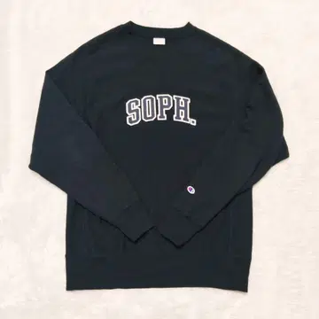 [ 컨디션 최상 ] Champion SOPH. 블랙 맨투맨 L 사이즈