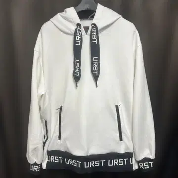 URST 화이트 후드 파카