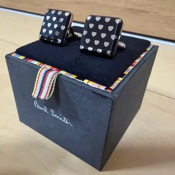 폴스미스 하트 무늬 커프 링크스