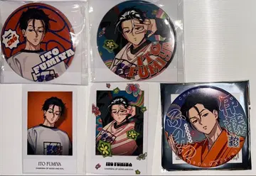 카리스마 이토 후미야 캔뱃지 폴라로이드 간보투어 WEAR2 본축제 등신