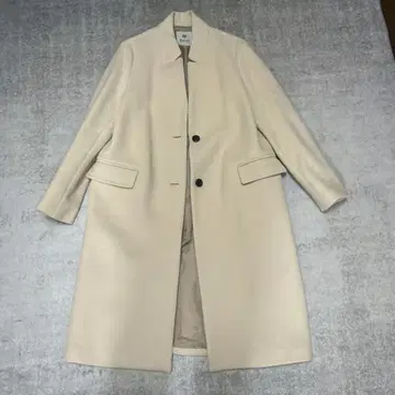 [ 새상품급 ] 나노 유니버스 체스터 코트 화이트 36 이에나