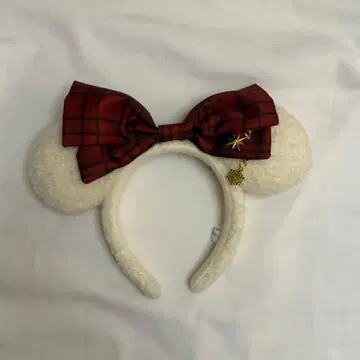 디즈니 머리띠 화이트 크리스마스