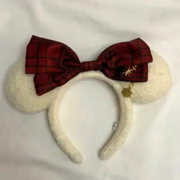 디즈니 머리띠 화이트 크리스마스
