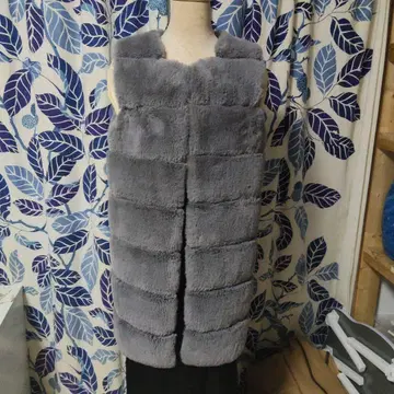 그레이 퍼 베스트 슬리브리스