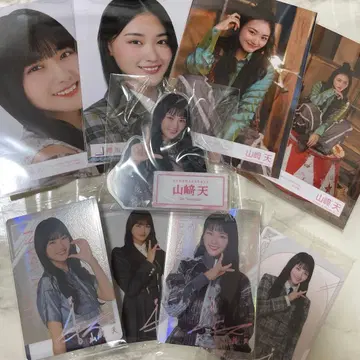 야마자키 텐 생사진 로손 아크릴 배지 플래카드 묶음 판매