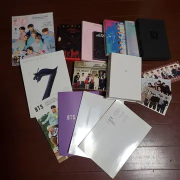 BTS 앨범 DVD 잡지 티셔츠 세트