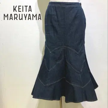KEITA MARUYAMA 머메이드 스커트 데님 플레어 사이즈 1
