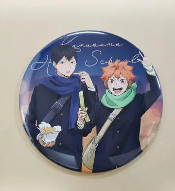 코스모월드 하이큐 스탬프 랠리 빅 배지 히나타 쇼요 카게야마 토비오