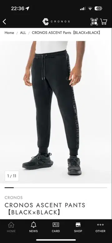 크로노스 cronos 팬츠