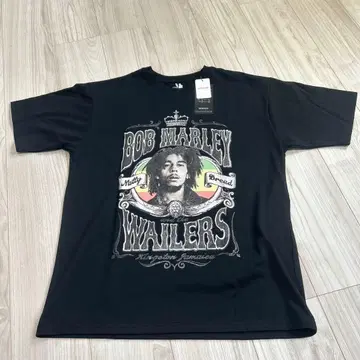 블랙 ZION BOBMARLEY 밥 말리 티셔츠