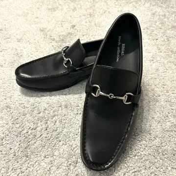 미사용급 리갈 비트 로퍼 가죽 신발 25.5cm