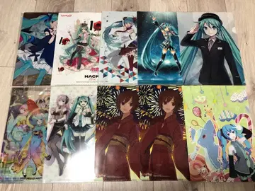 [ 세트 ] 하츠네 미쿠 클리어 파일 13장 묶음 판매 / 보컬로이드