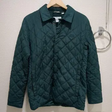새상품급 LACOSTE 다크 그린 퀼팅 자켓 US XS 남성용