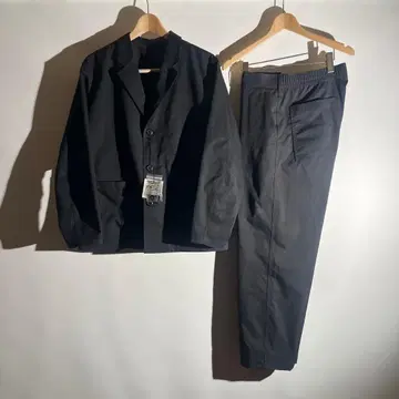 유니클로C 워크 자켓 이지 워크 팬츠 블랙 M