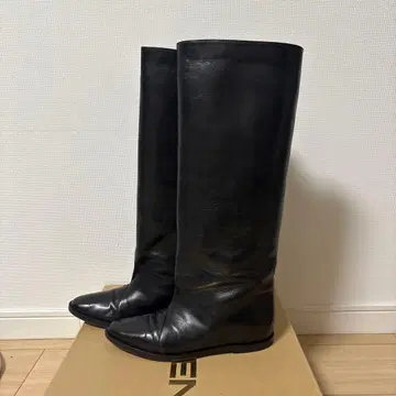 [ BRENTA ] 커버 부츠 블랙 36