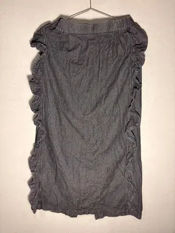 그레이 프릴 스커트 M 사이즈