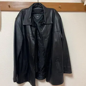 노브랜드 소가죽 가죽 자켓 오버 사이즈