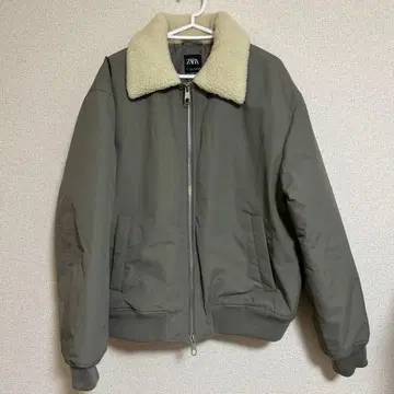 ZARA 보아 옷깃 블루종 자켓 플라이트 자켓