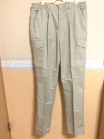 베이지 카고 팬츠 6 포켓