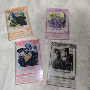 죠죠의 기묘한 모험 포토 스타일 아크릴 스탠드 4점