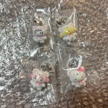 산리오 캐릭터즈 메지루시 액세서리 복슬복슬 스노우 세미 컴프