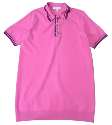 MARC JACOBS 플라워 브로치 니트 피케 셔츠 원피스